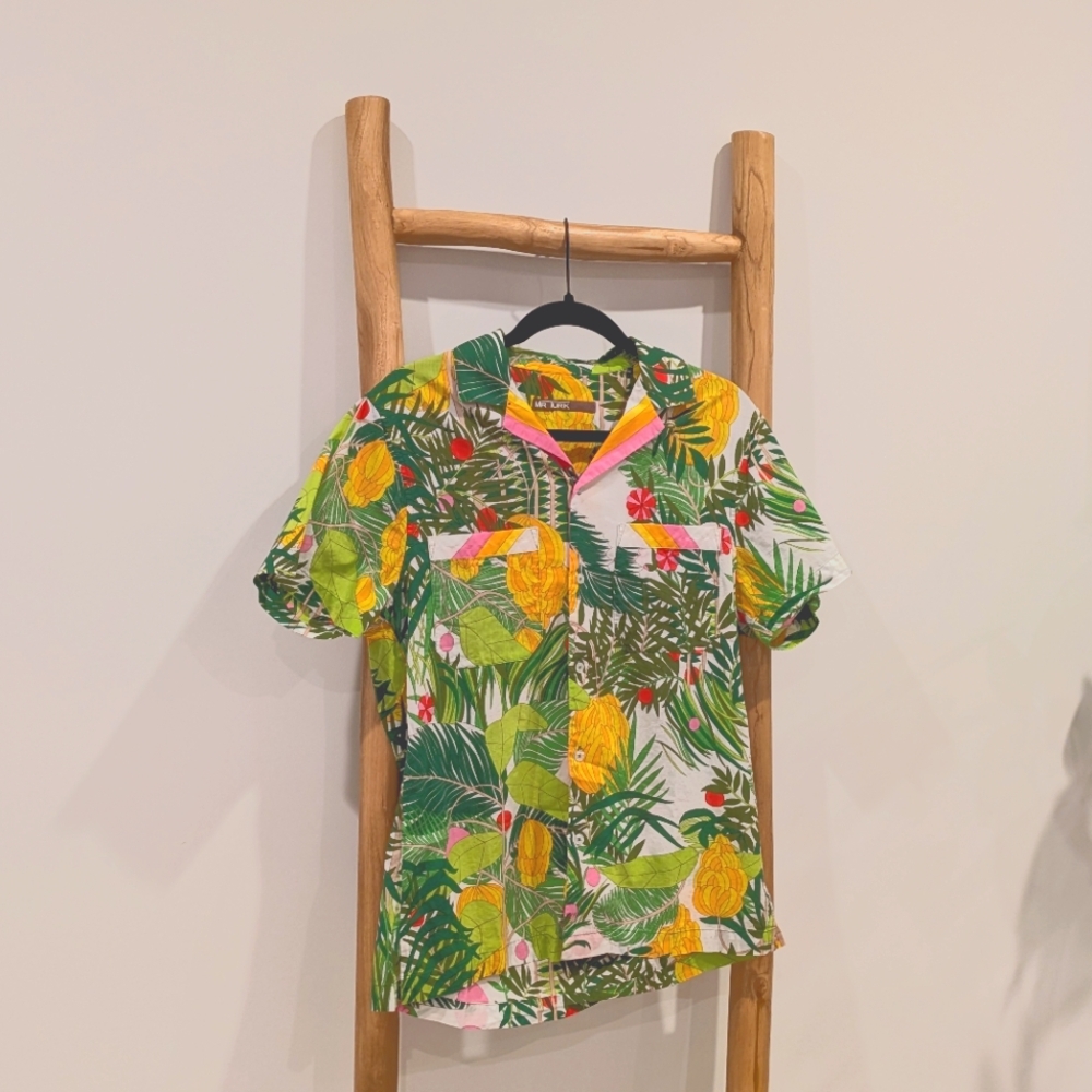 Mr Turk Floral Palm Shirt (Small)